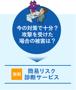 今の対策で十分？ 攻撃を受けた 場合の被害は？