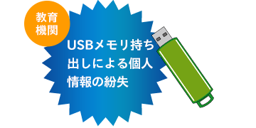 <教育機関>USBメモリ持ち出しによる個人情報の紛失
